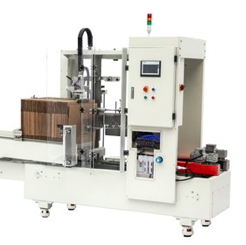 全自动胶带封底成型立式开箱机