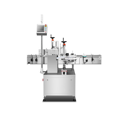 防盗贴标机-拐角贴标机-全自动实时打印贴标机